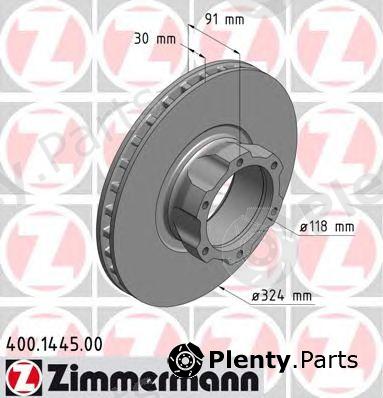 ZIMMERMANN part 400144500 Brake Disc