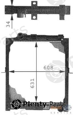  HELLA part 8MK376721-281 (8MK376721281) Radiator, engine cooling