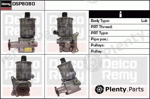  DELCO REMY part DSP8080 Hydraulic Pump, steering system