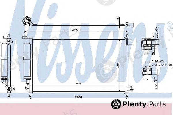  NISSENS part 940300 Condenser, air conditioning