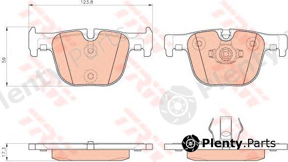  TRW part GDB1937 Brake Pad Set, disc brake