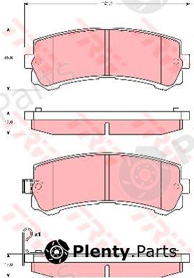  TRW part GDB3362 Brake Pad Set, disc brake