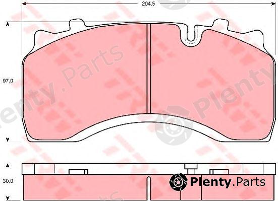  TRW part GDB5084 Brake Pad Set, disc brake
