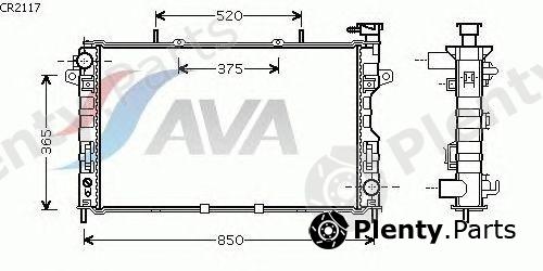  AVA QUALITY COOLING part CR2117 Radiator, engine cooling