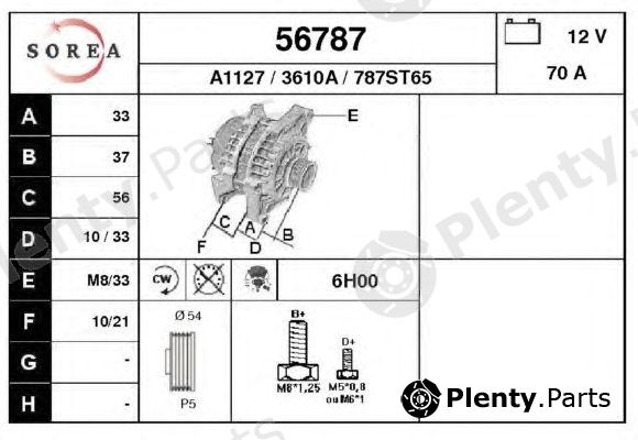  EAI part 56787 Alternator