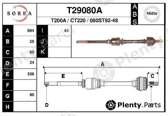  EAI part T29080A Drive Shaft
