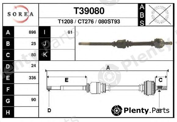  EAI part T39080 Drive Shaft