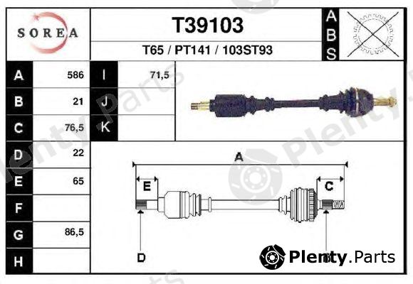  EAI part T39103 Drive Shaft