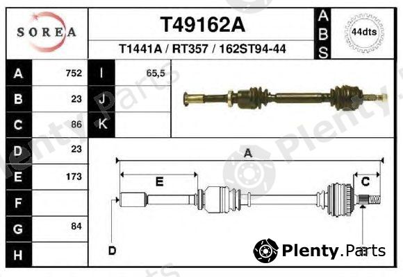  EAI part T49162A Drive Shaft