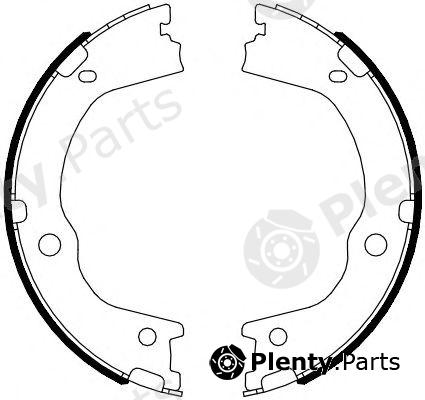  FERODO part FSB4089 Brake Shoe Set, parking brake