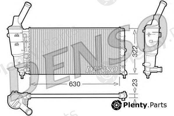  DENSO part DRM13005 Radiator, engine cooling