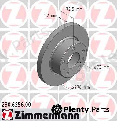  ZIMMERMANN part 230.6256.00 (230625600) Brake Disc