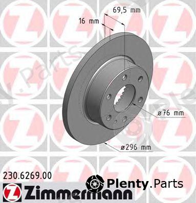  ZIMMERMANN part 230626900 Brake Disc