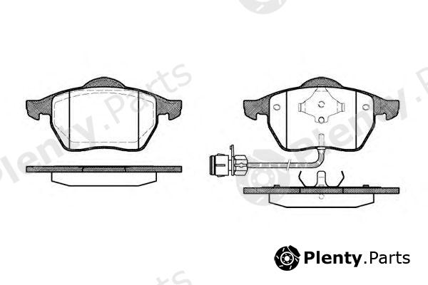  WOKING part P2903.02 (P290302) Brake Pad Set, disc brake