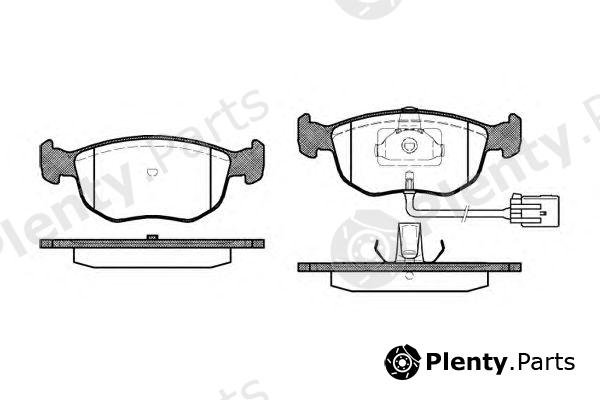 WOKING part P4753.02 (P475302) Brake Pad Set, disc brake