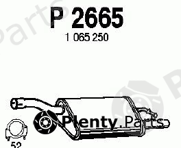  FENNO part P2665 End Silencer