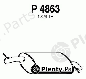  FENNO part P4863 End Silencer