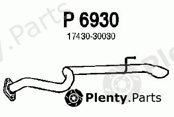  FENNO part P6930 Exhaust Pipe