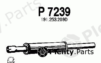  FENNO part P7239 Middle Silencer