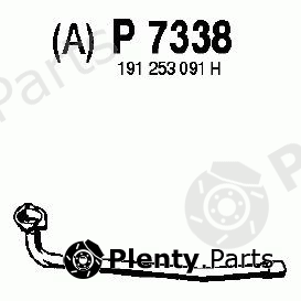  FENNO part P7338 Exhaust Pipe