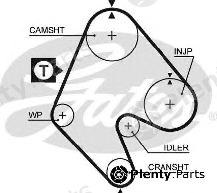  GATES part 5048 Timing Belt