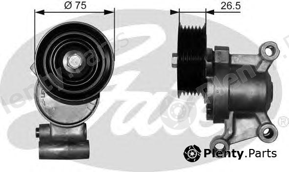  GATES part T38357 Tensioner Pulley, v-ribbed belt