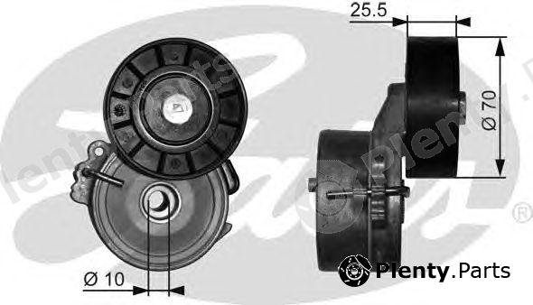  GATES part T38392 Tensioner Pulley, v-ribbed belt