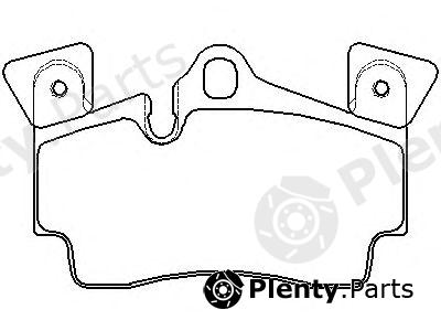  TEXTAR part 2401001 Brake Pad Set, disc brake
