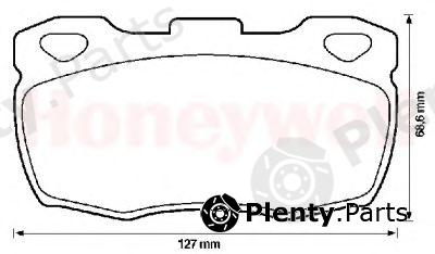  JURID part 571827J Brake Pad Set, disc brake