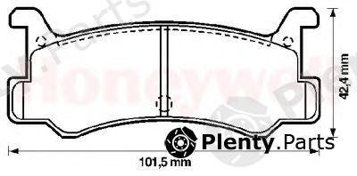  JURID part 572162J Brake Pad Set, disc brake