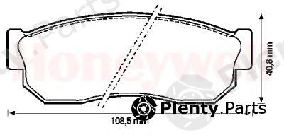  JURID part 572206J Brake Pad Set, disc brake
