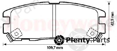  JURID part 572221J Brake Pad Set, disc brake