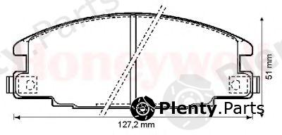  JURID part 572271J Brake Pad Set, disc brake