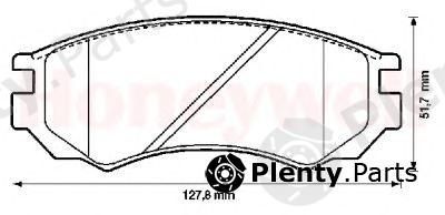  JURID part 572276J Brake Pad Set, disc brake