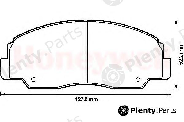  JURID part 572294J Brake Pad Set, disc brake