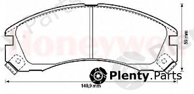  JURID part 572370J Brake Pad Set, disc brake