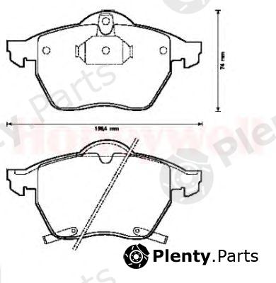  JURID part 571997J Brake Pad Set, disc brake