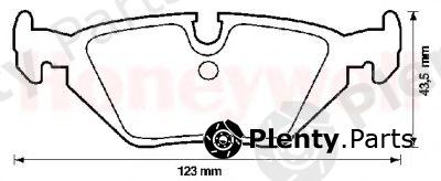  BENDIX part 571527B Brake Pad Set, disc brake