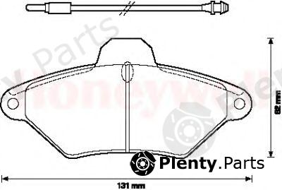  BENDIX part 571757B Brake Pad Set, disc brake