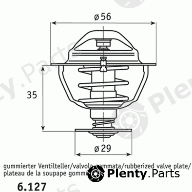  BEHR THERMOT-TRONIK part 6.127.82.359 (612782359) Thermostat, coolant