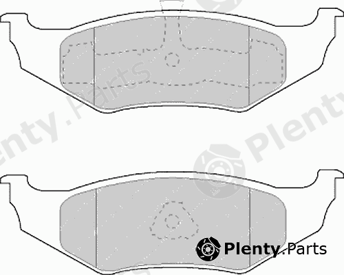  FERODO part FDB1099 Brake Pad Set, disc brake