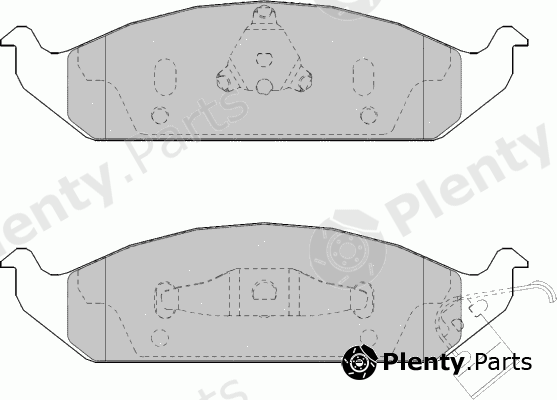  FERODO part FDB1254 Brake Pad Set, disc brake