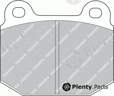  FERODO part FDB1282 Brake Pad Set, disc brake