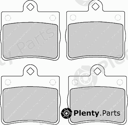  FERODO part FSL1310 Brake Pad Set, disc brake