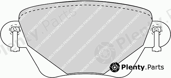 FERODO part FQT1416 Brake Pad Set, disc brake