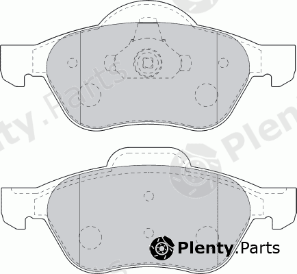  FERODO part FSL1440 Brake Pad Set, disc brake