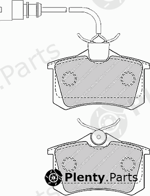  FERODO part FDB1481 Brake Pad Set, disc brake
