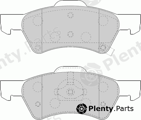  FERODO part FDB1510 Brake Pad Set, disc brake