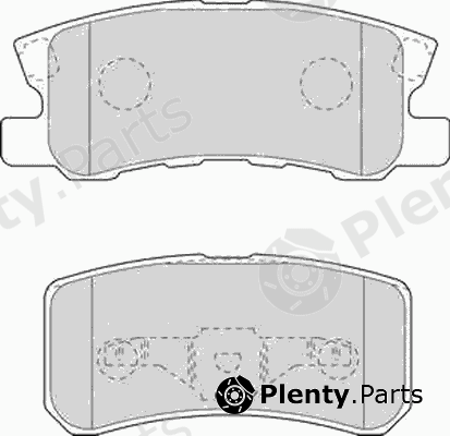  FERODO part FDB1604 Brake Pad Set, disc brake