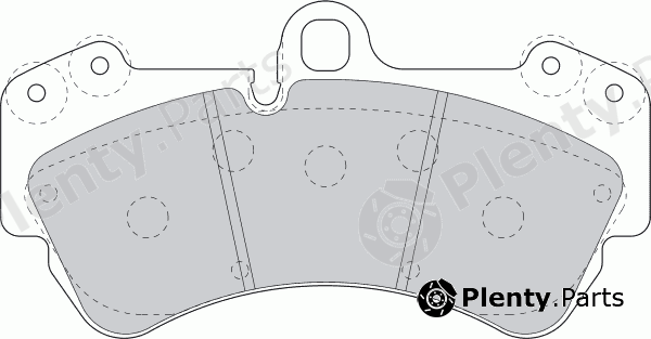  FERODO part FDB1625 Brake Pad Set, disc brake